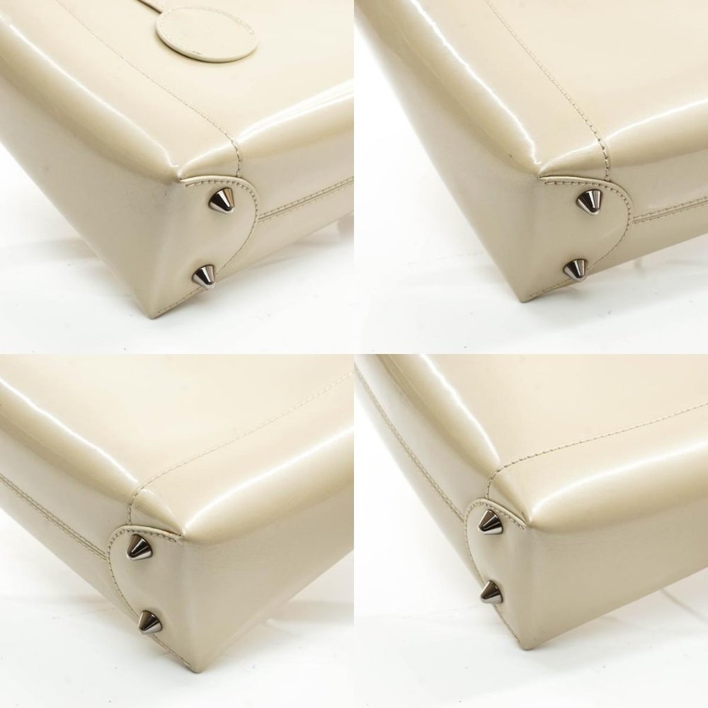 Authentic Christian Dior Hand Bag Enamel - Picture 13 of 14